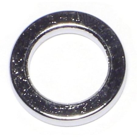 Midwest Fastener Round Spacer, Chrome Steel, 1/8 in Overall Lg, 1/2 in Inside Dia, 5 PK 74267